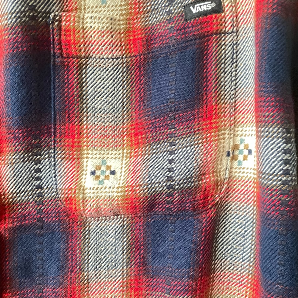 Vans Plaid Flannel Shirt – Small (Loose Fit) - Picture 5 of 5